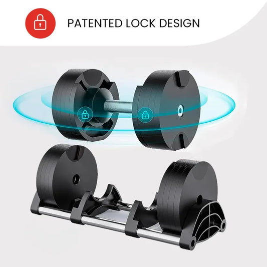 5-80 lbs Smart Adjustable Dumbbell Set
